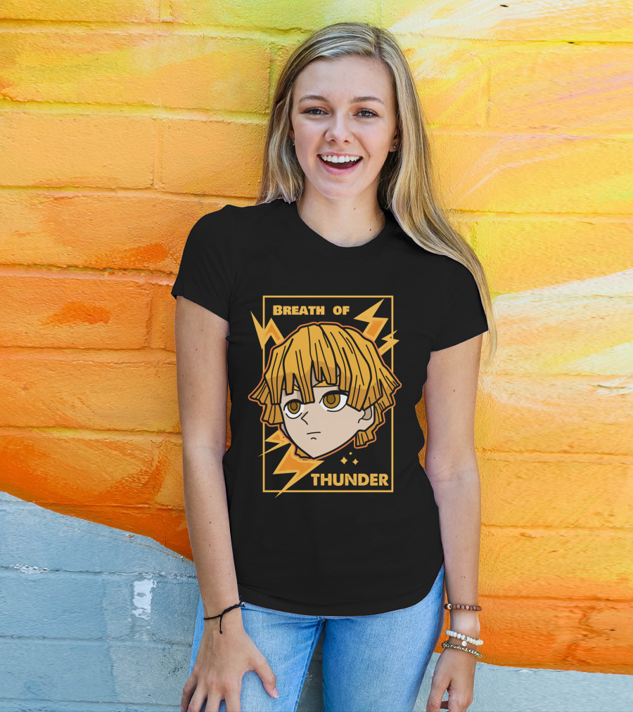 Breath Of Thunder Zenitsu Kimetsu No Yaiba Demon Slayer T-Shirt