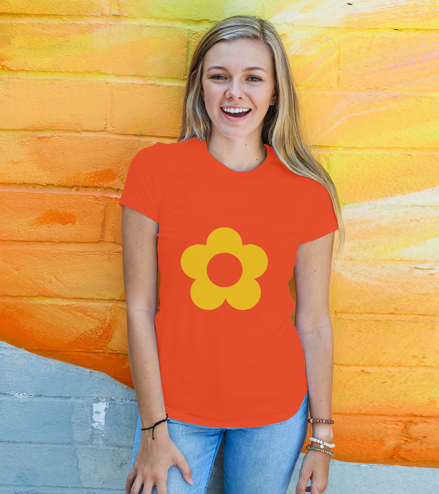 Shortcake Orange Blossom Yellow Flower T-Shirt