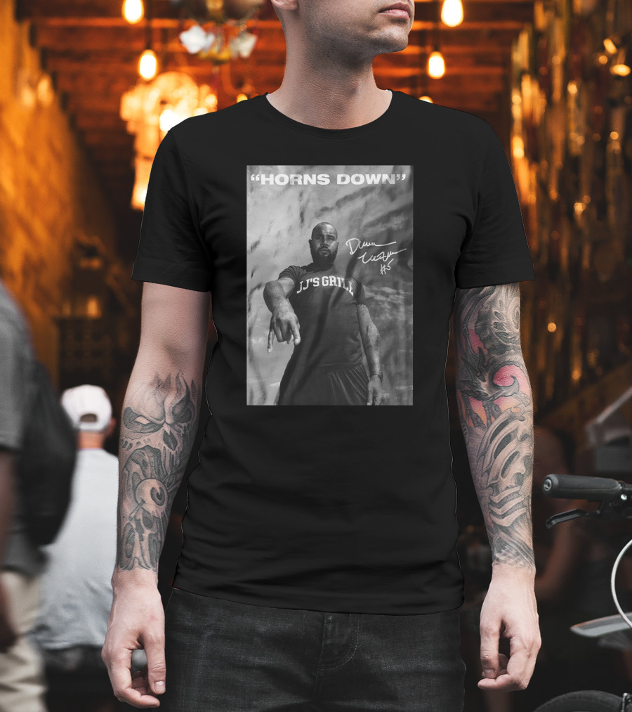 Horns Down Jj's Grill Darren Mcfadden Signed Storenvy T-Shirt