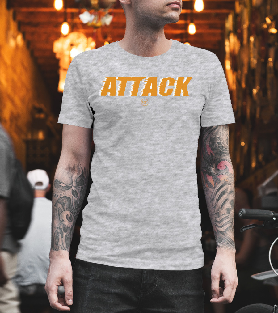 The DW Designs Attack Spyre Sports Group Johnny Majors TN T-Shirt