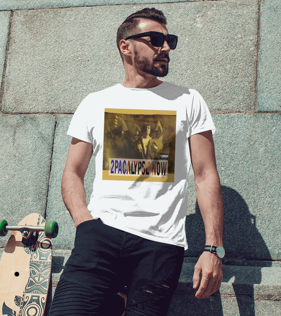 2Pacalypse Now Album Cover Homage Book Of Shady Image T-Shirt
