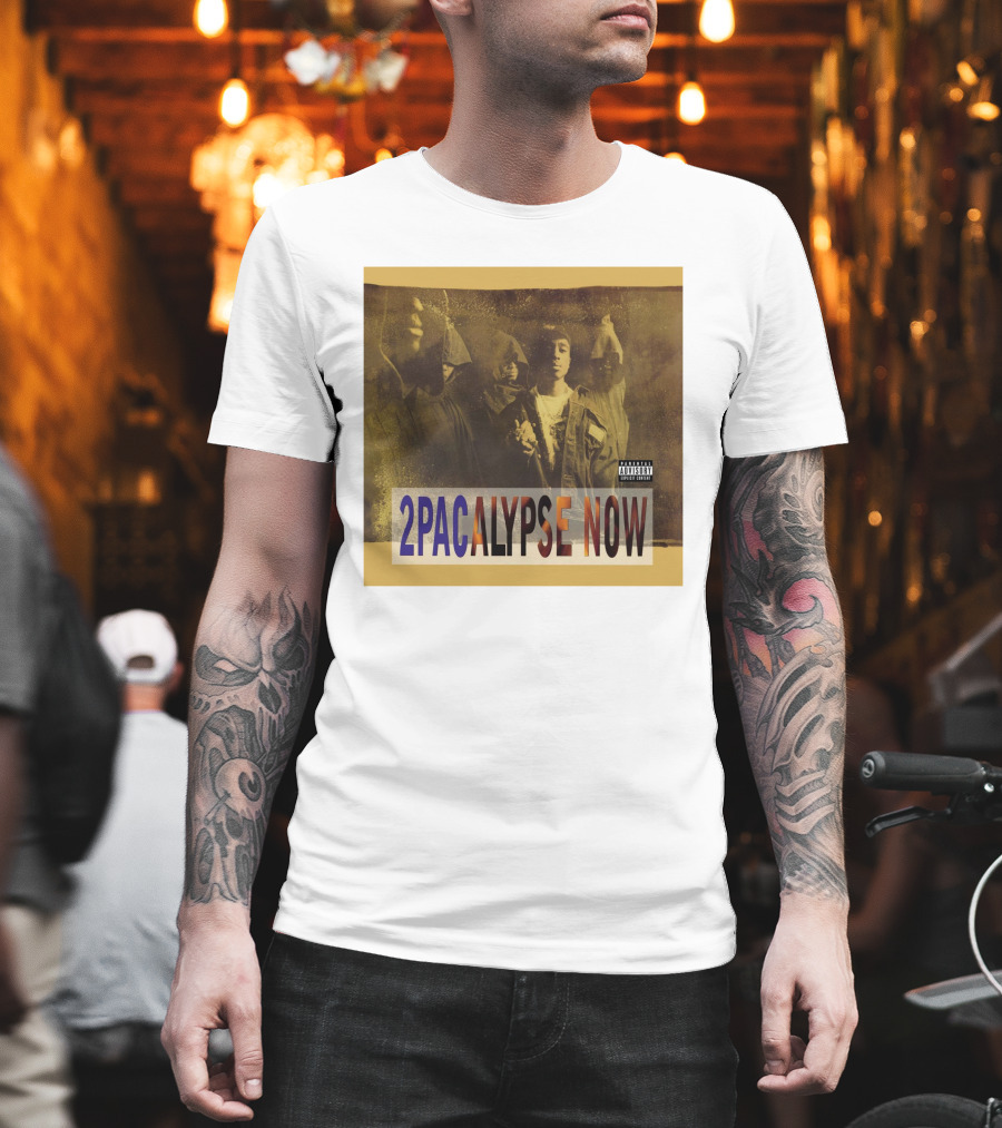 2Pacalypse Now Album Cover Homage Book Of Shady Image T-Shirt