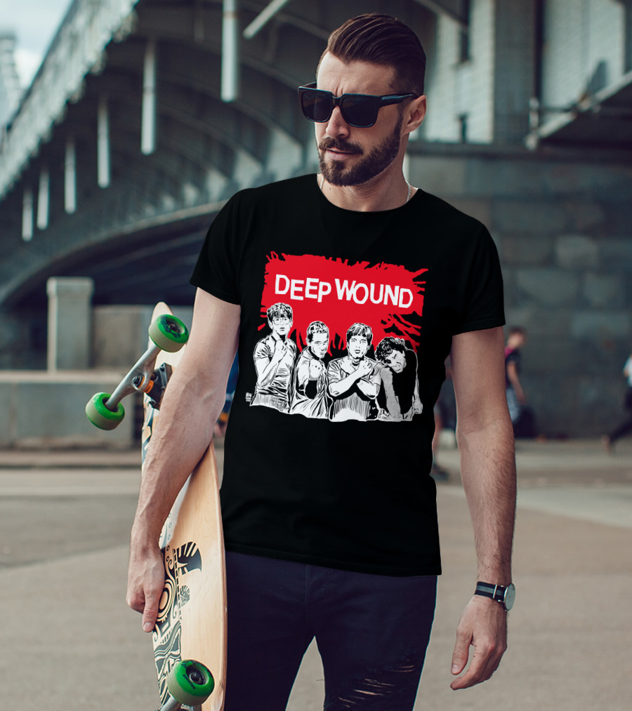 Dinosaur Jr Kfu Store Merch Deep Wound Punk Band T-Shirt
