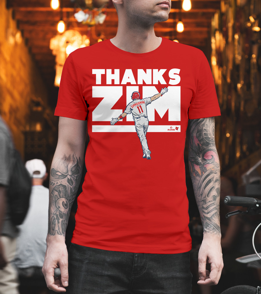 Ryan Zimmerman Thanks Zim Washington Nationals Fans Players Association T-Shirt