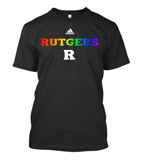 Rutgers R Rainbow Geo Baker Rutgers MBB T-Shirt