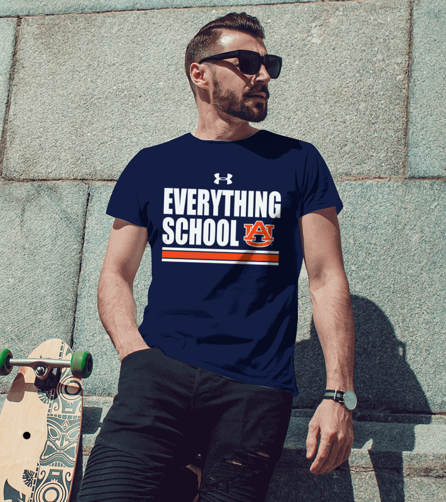 Everything School Auburn Football Under Armour Jarquez Hunter Derick Hall T-Shirt