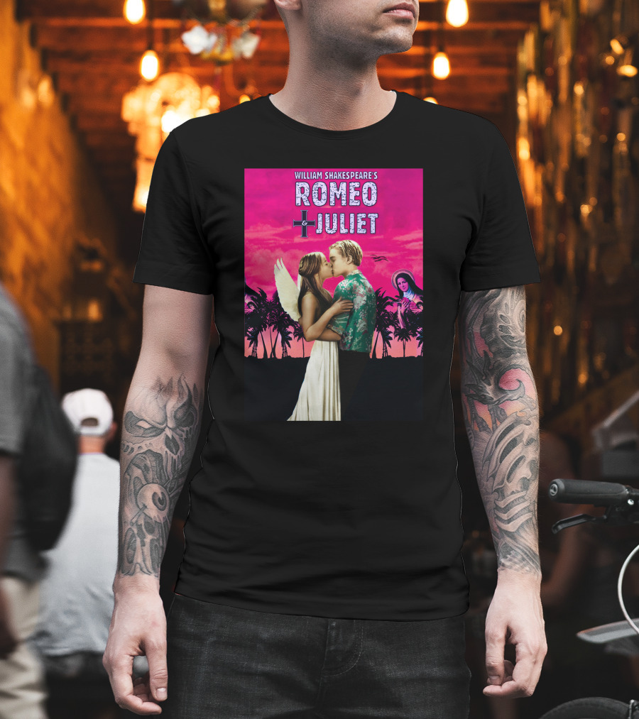 William Shakespeare's Romeo Juliet Ely Kreimendahl Tropical Angel Romance T-Shirt