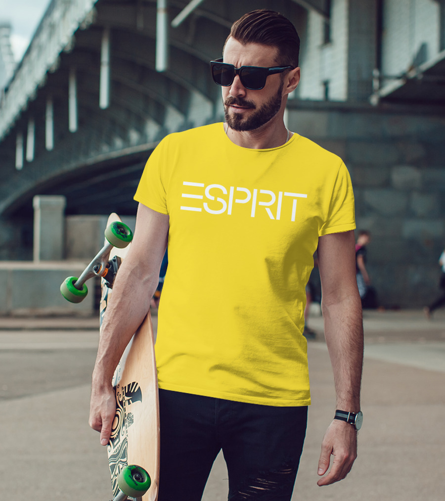 Hbx Store Merch Esprit Yellow Background T-Shirt