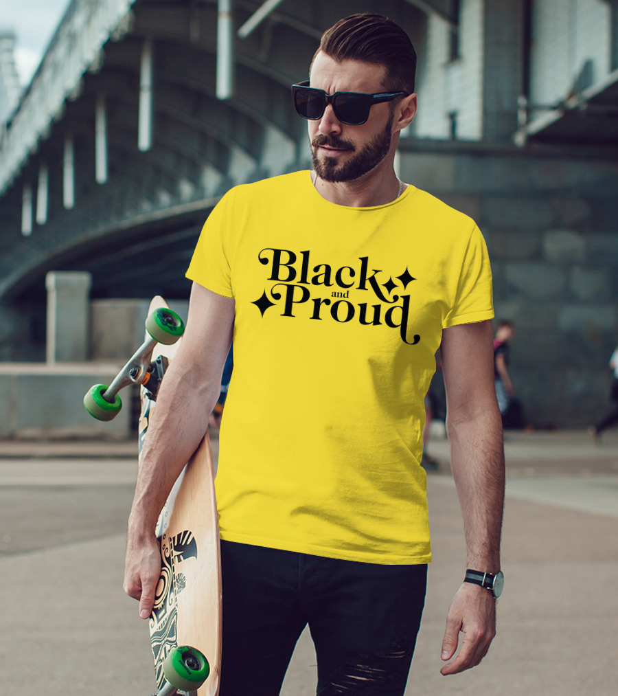 Black And Proud Scorpio Sky T-Shirt