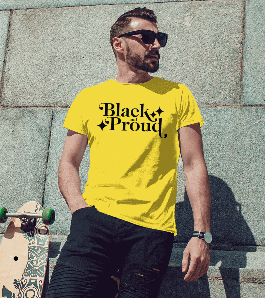 Black And Proud Scorpio Sky T-Shirt