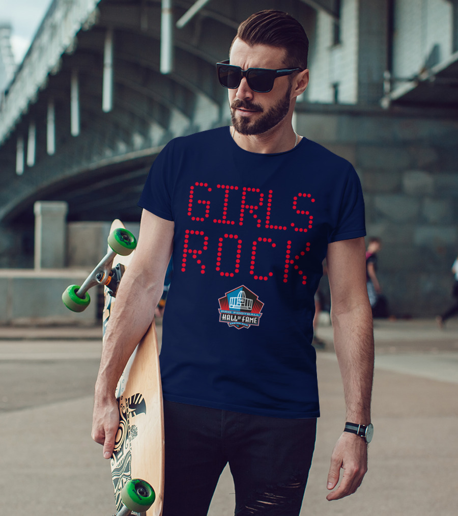 Pro Football Hall Of Fame Girls Rock Youth Merch T-Shirt