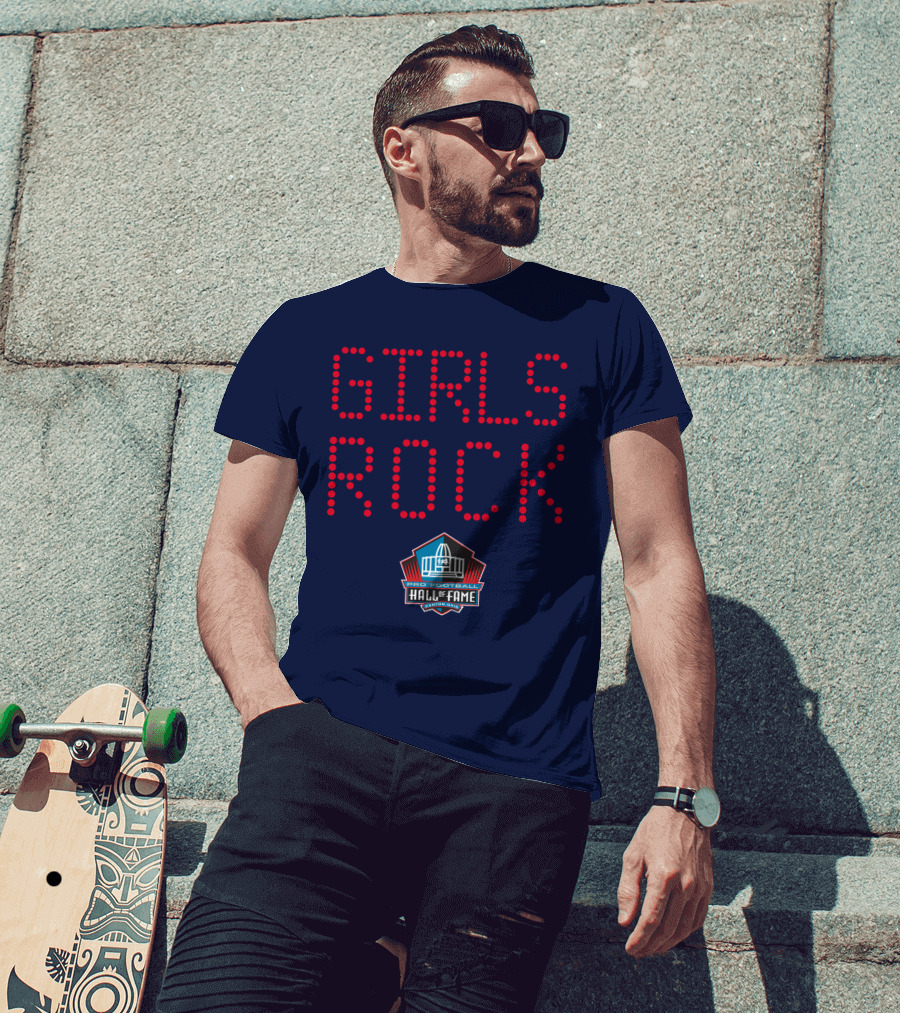 Pro Football Hall Of Fame Girls Rock Youth Merch T-Shirt