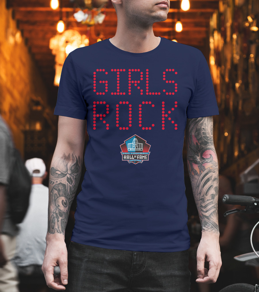 Pro Football Hall Of Fame Girls Rock Youth Merch T-Shirt
