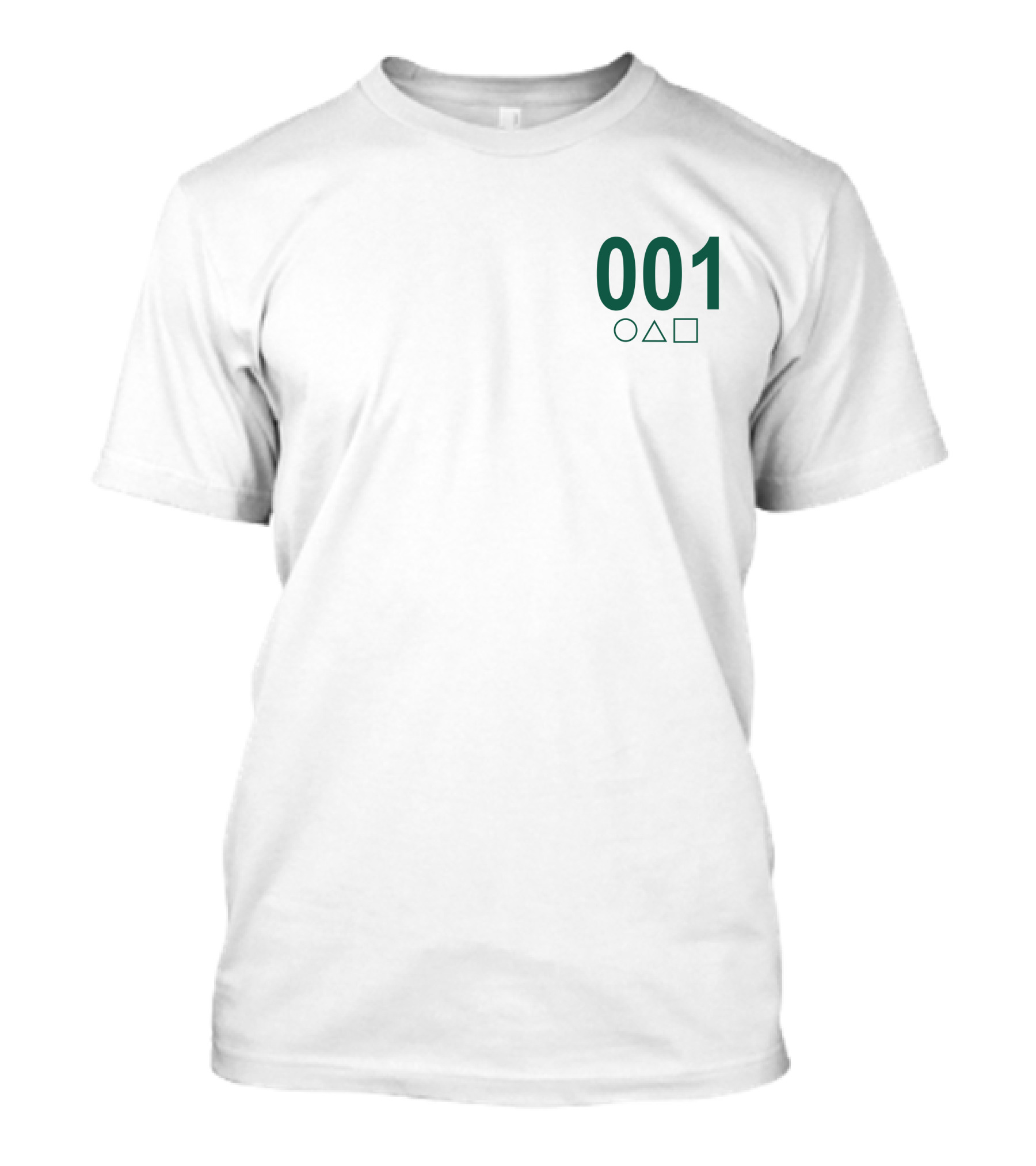 001 Circle Triangle Square Squid Game T-Shirt