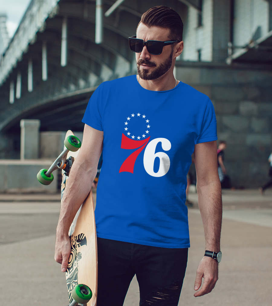 Philadelphia 76ers Furkan Korkmaz Stars T-Shirt