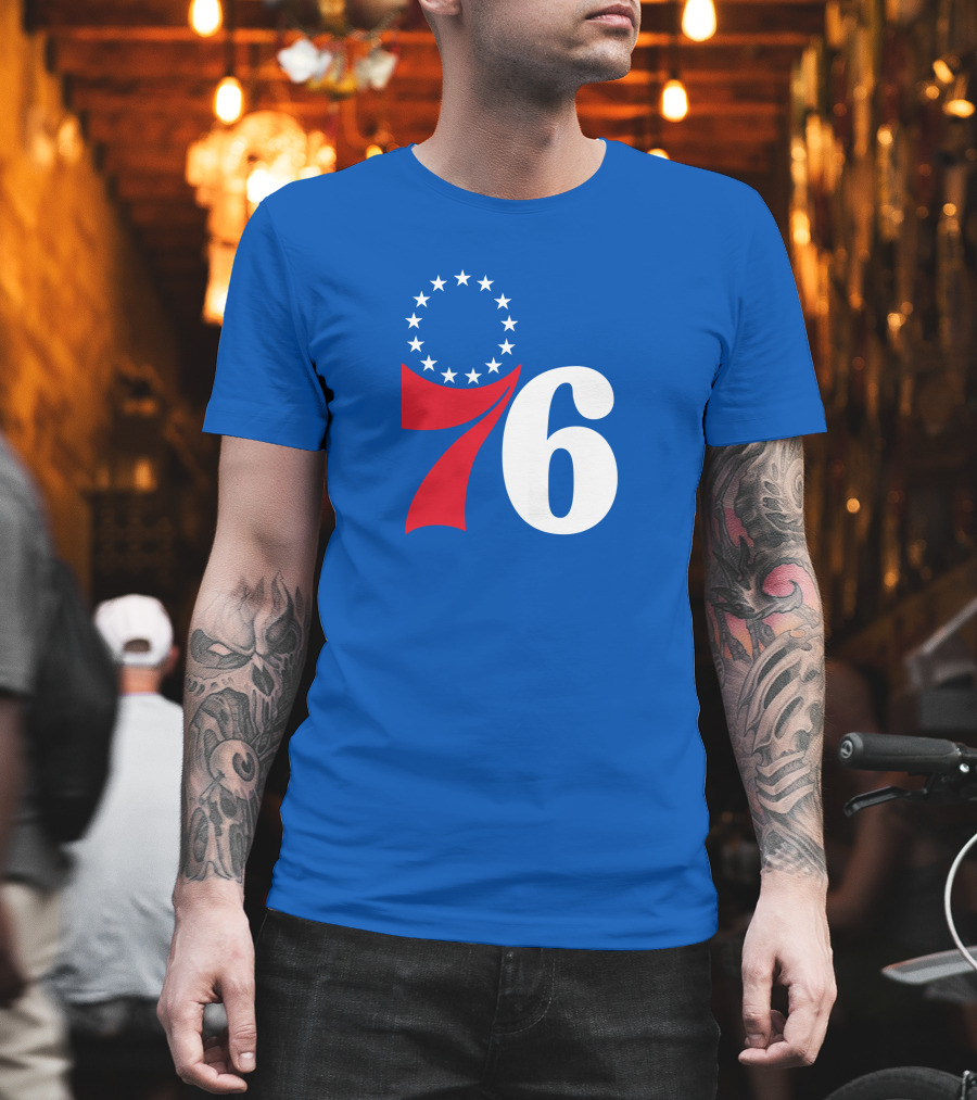 Philadelphia 76ers Furkan Korkmaz Stars T-Shirt