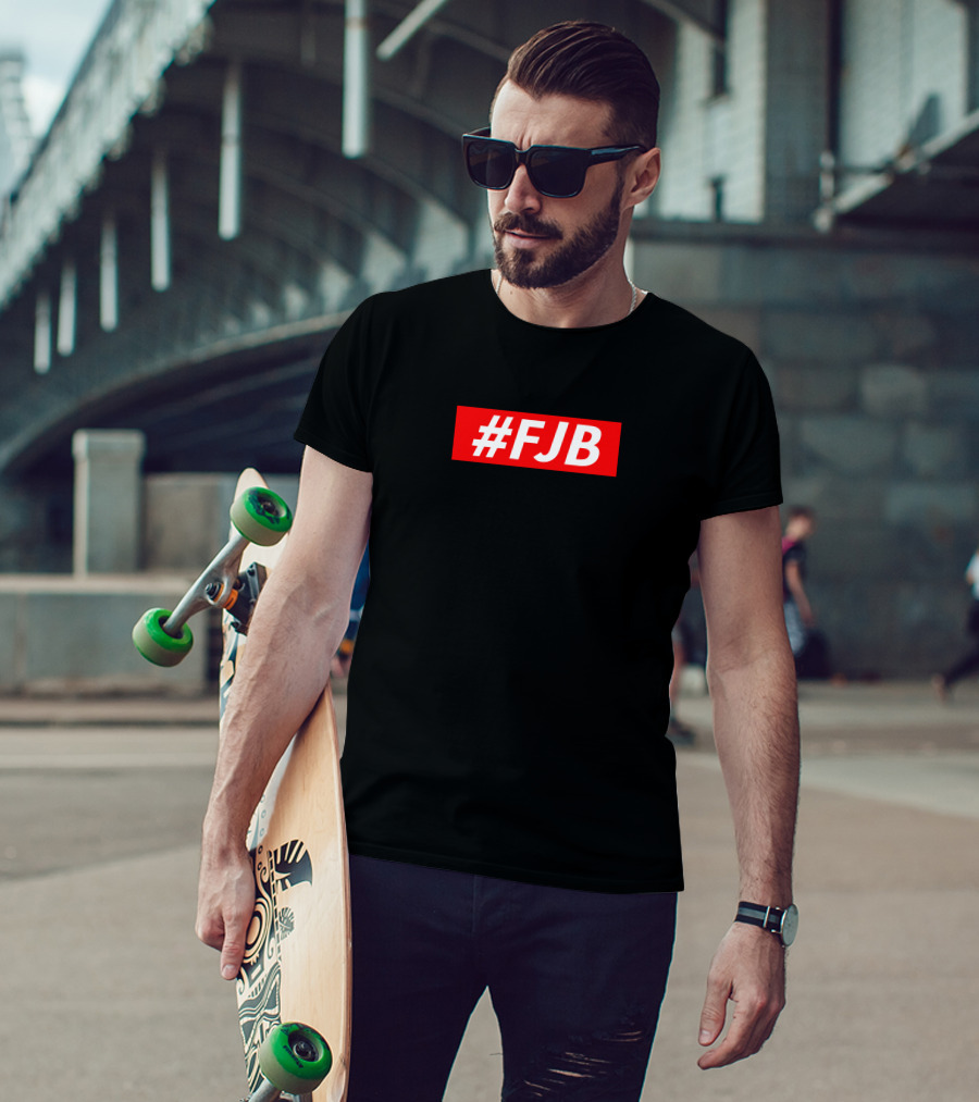 Hodgetwins Merch #FJB Bar Red Square T-Shirt