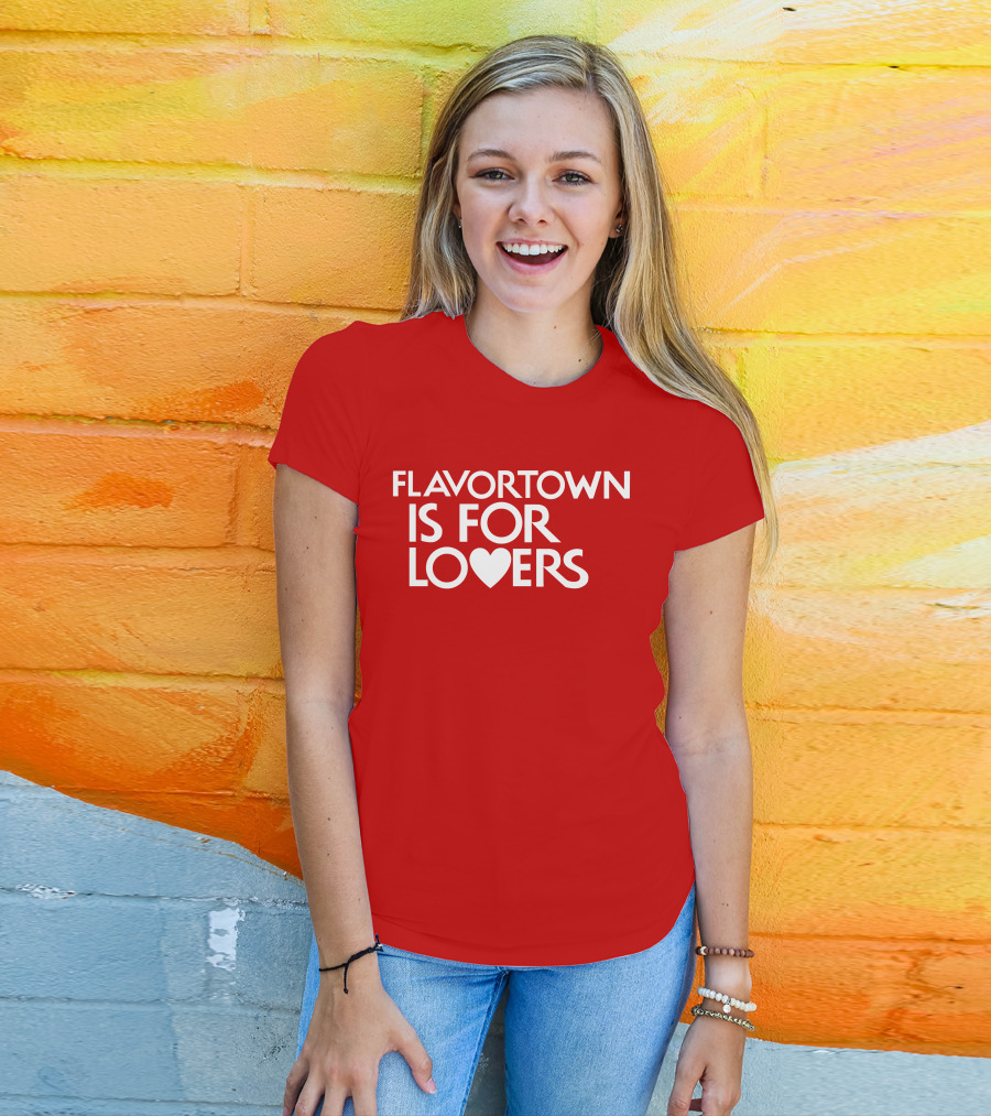 Guy Fieri Flavortown Is For Lovers Heart T-Shirt