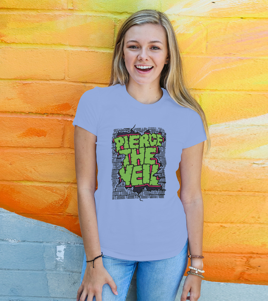 Pierce The Veil Freakish Beast Brick Wall T-Shirt