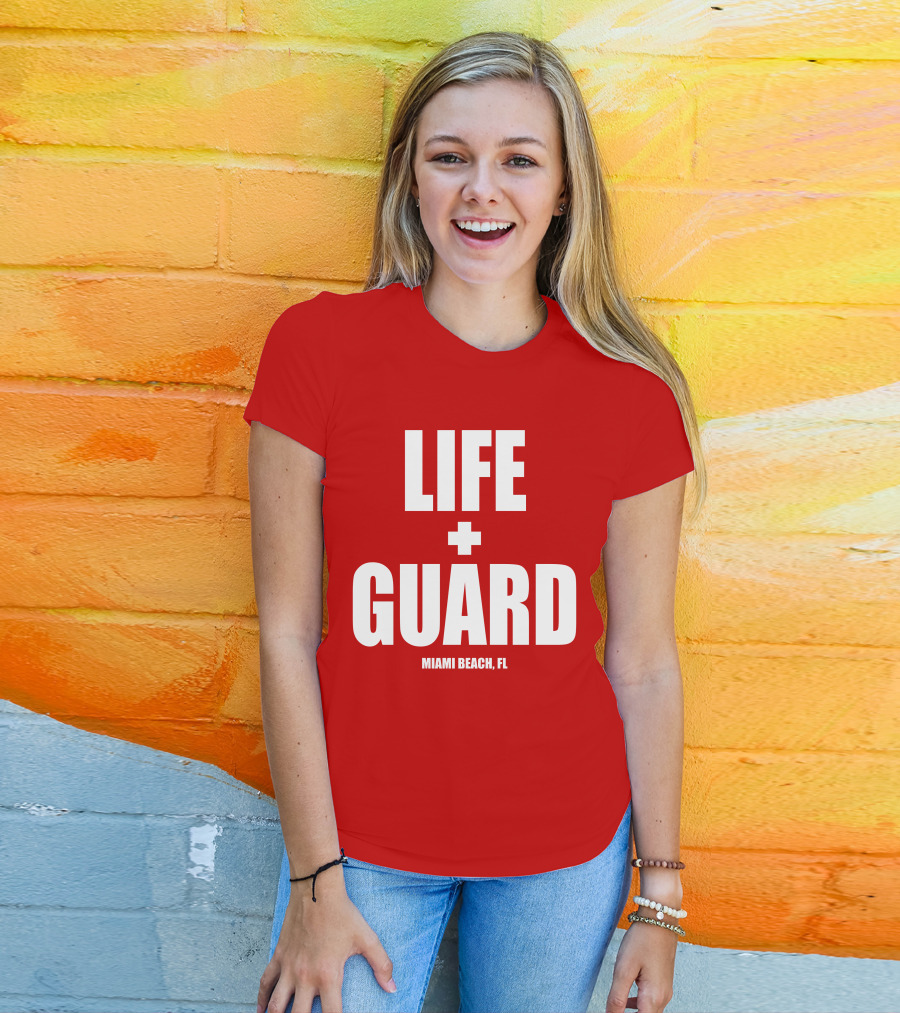 Lifeguard Miami Beach FL Thomas Sanders T-Shirt