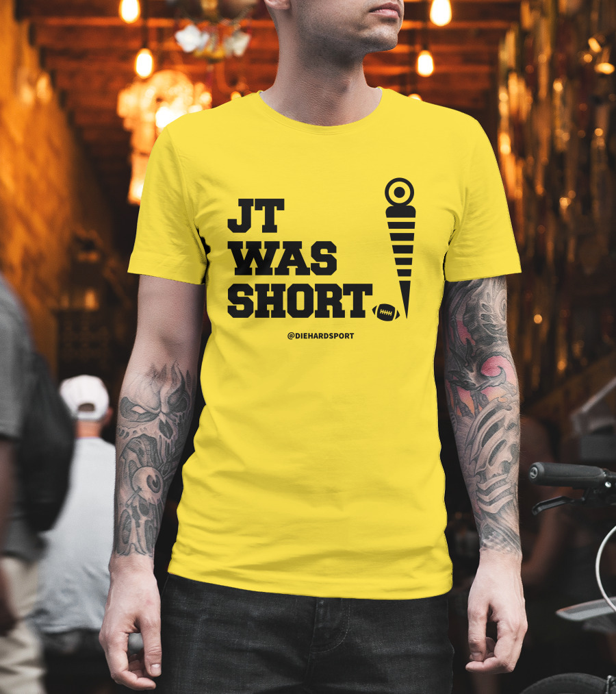 JT Was Short @DiehardSport Football Marker T-Shirt