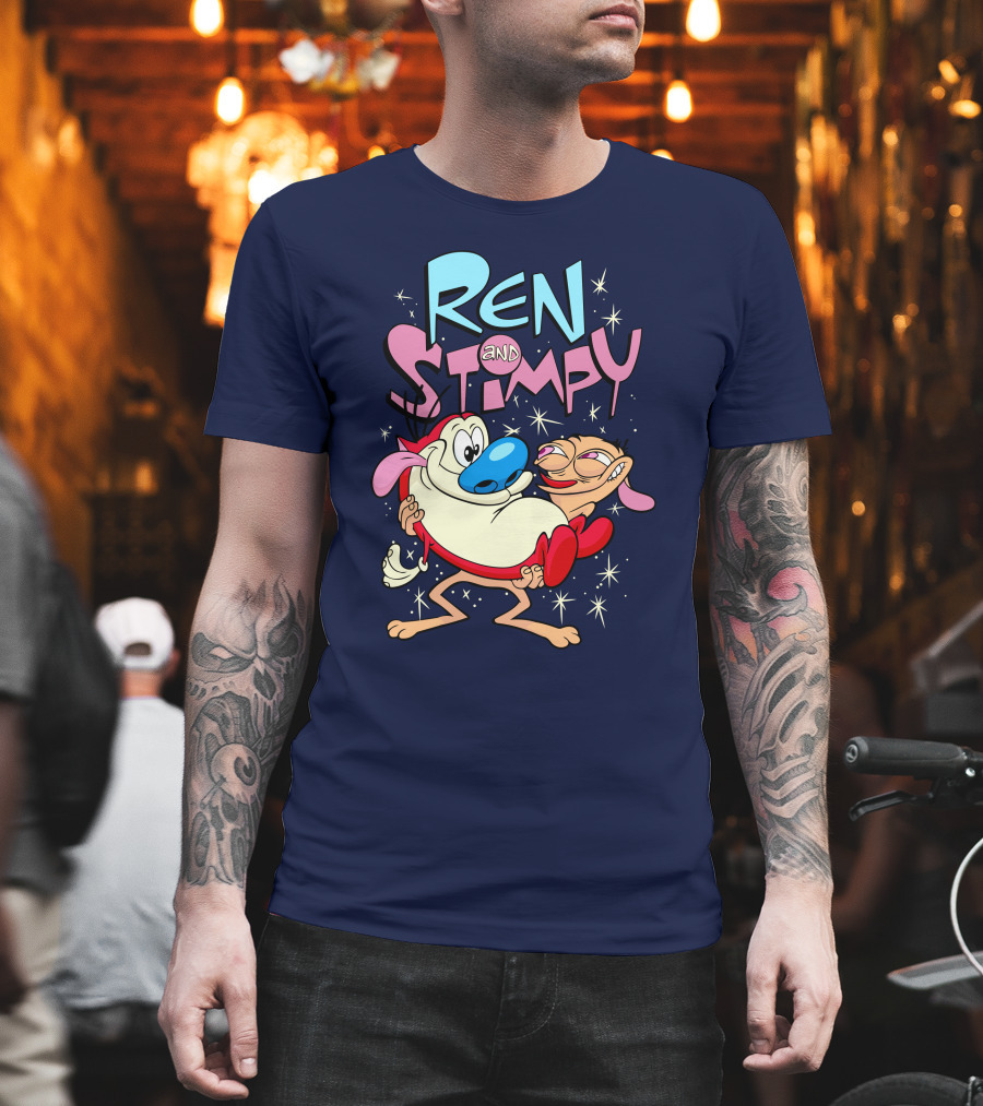 Ren And Stimpy Cartoon Nickelodeon Rugrat T-Shirt