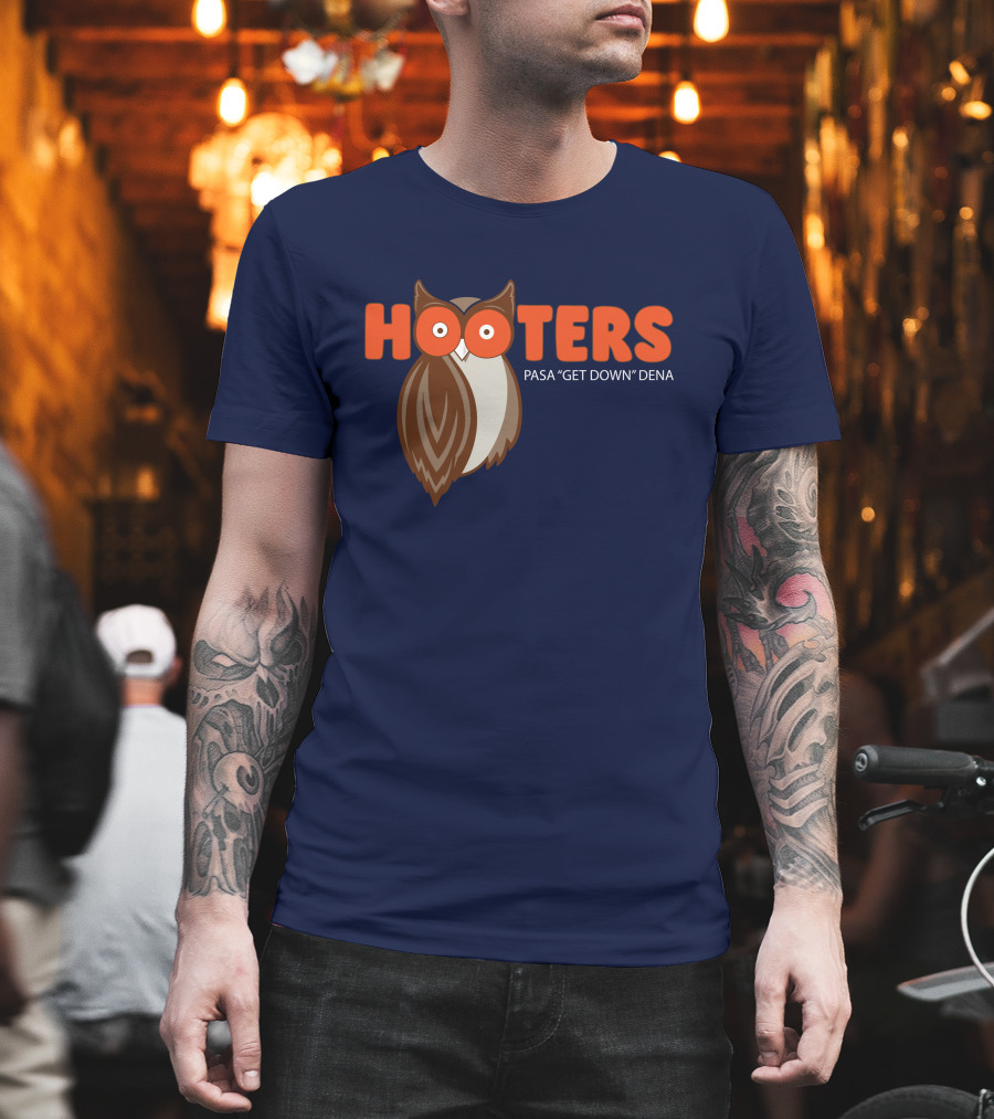 Michael Schwab Cristian Javier Hooters Owl Pasa Get Down Dena T-Shirt