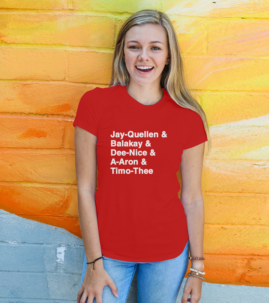 Jay Quellen And Balakay And Dee Nice And A-Aron And Timo Thee T-Shirt