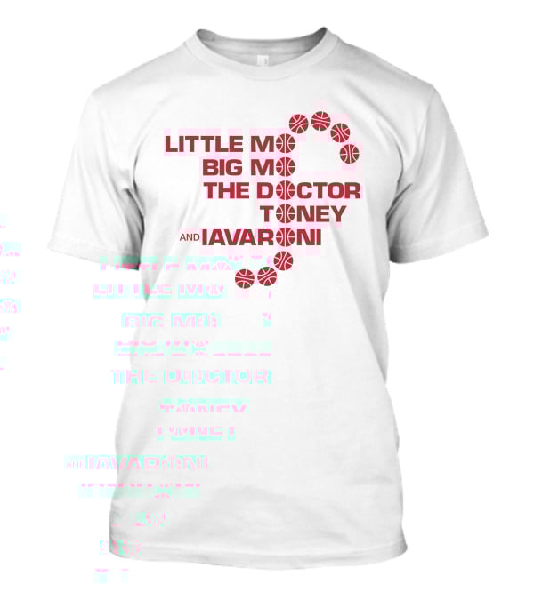 Little Mo Big Mo The Doctor Toney Iavaroni Basketball Chicabulls 1983 Sixers Staring Five T-Shirt