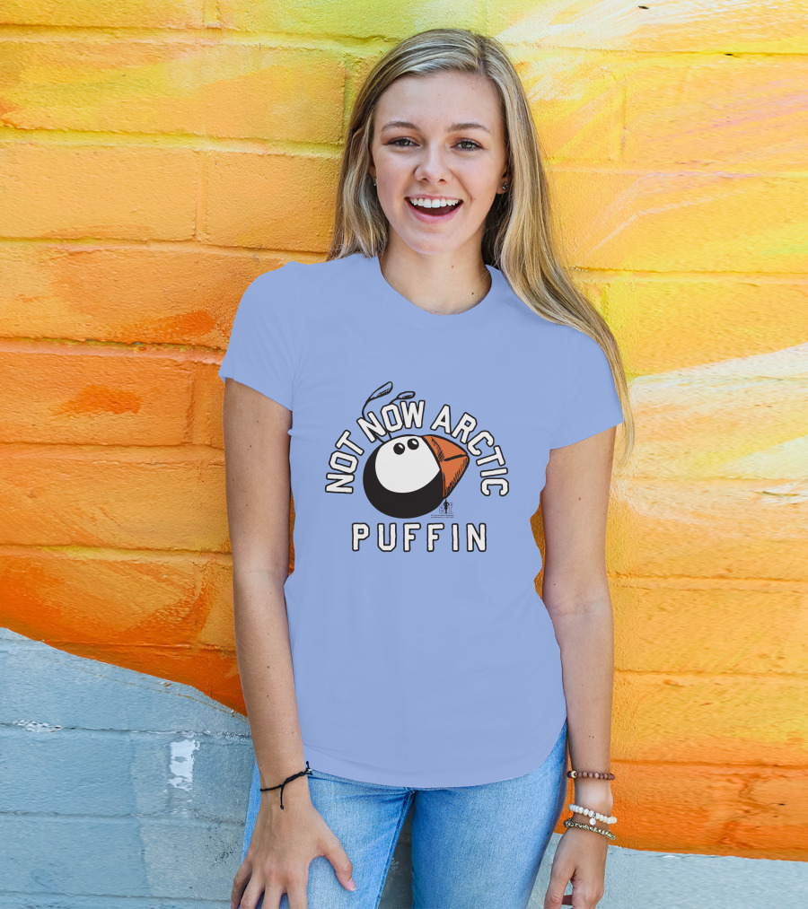 Not Now Arctic Puffin Mood Just Mike T-Shirt