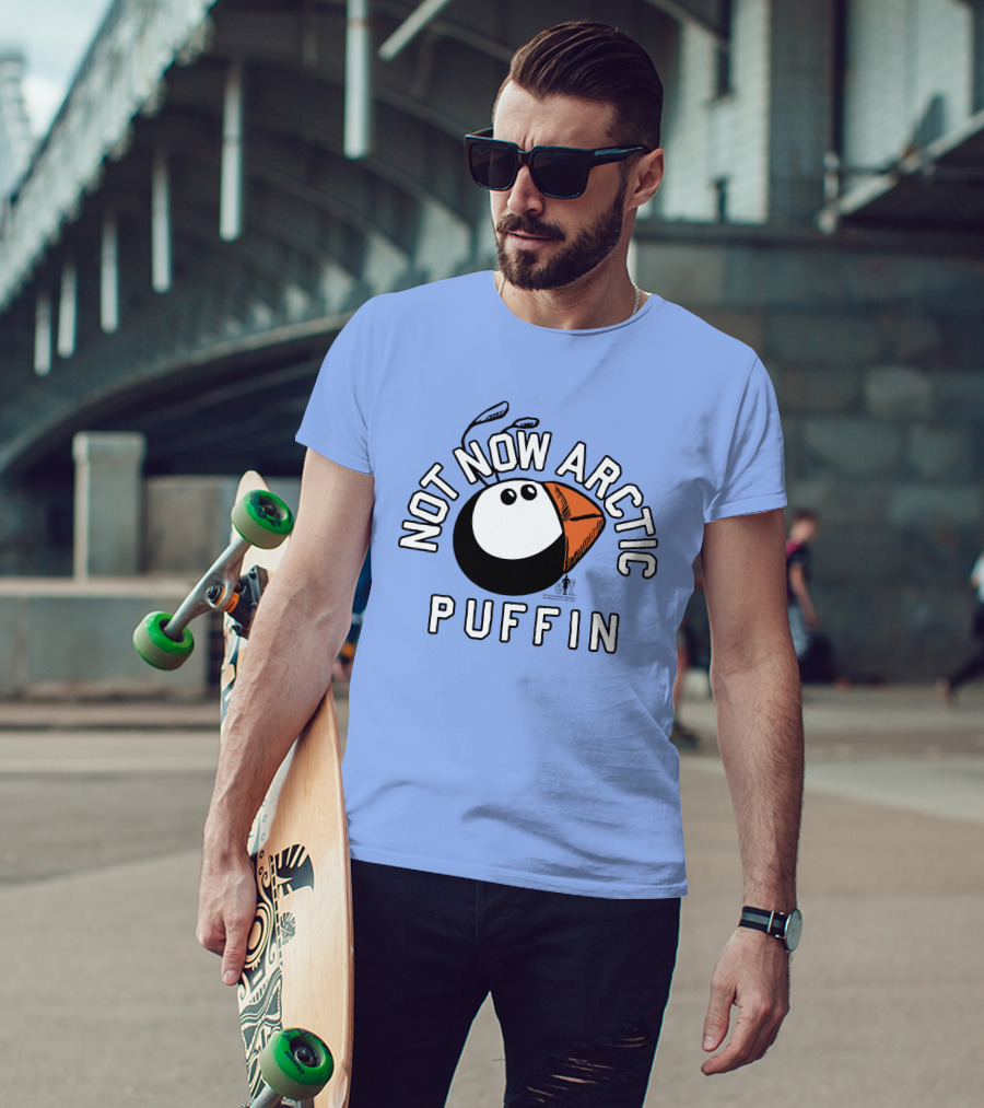 Not Now Arctic Puffin Mood Just Mike T-Shirt