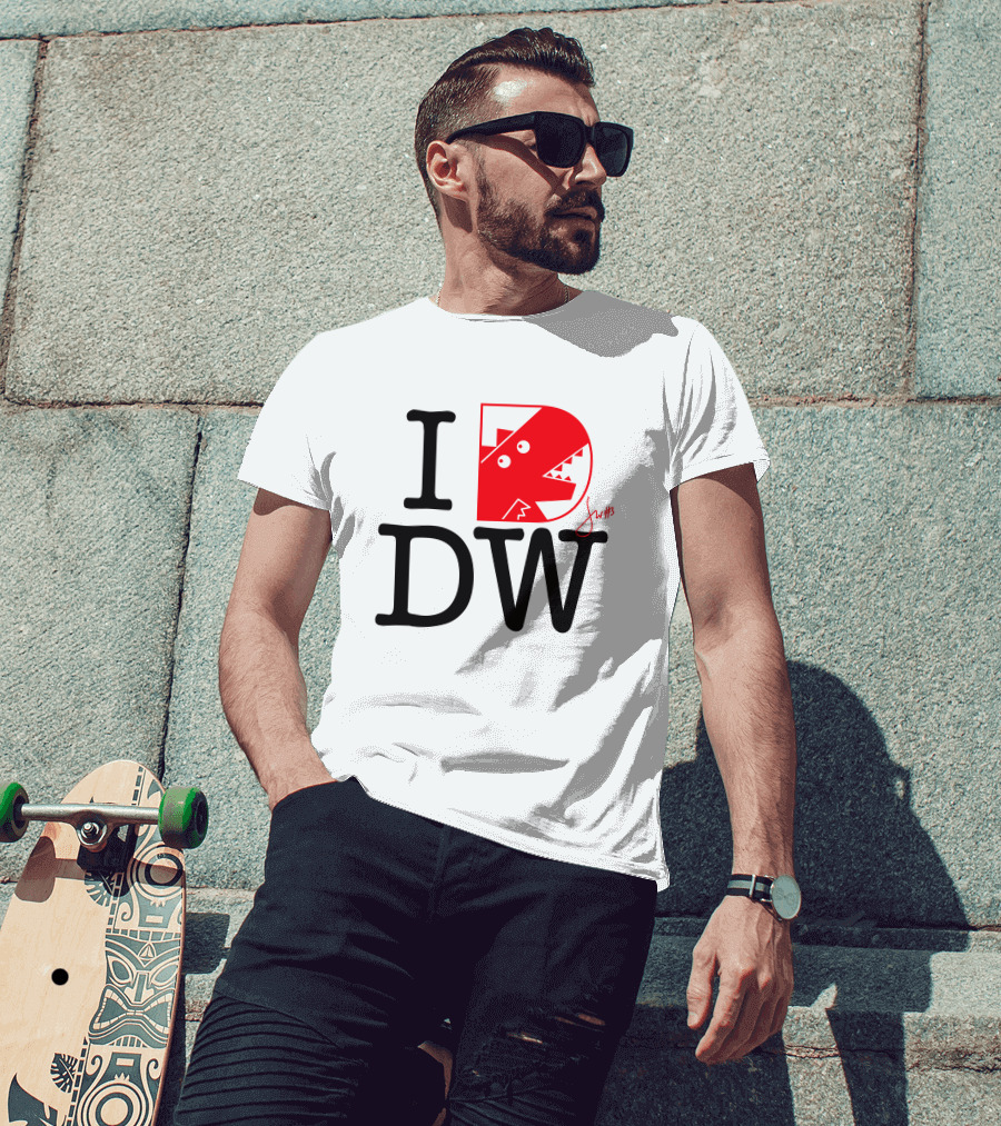 GetBlued I Love DW Deanna Wong Monster T-Shirt