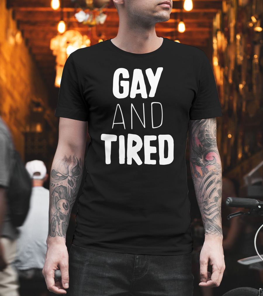 Gay and Tired Jason Trevino Lizard Kween Merch T-Shirt