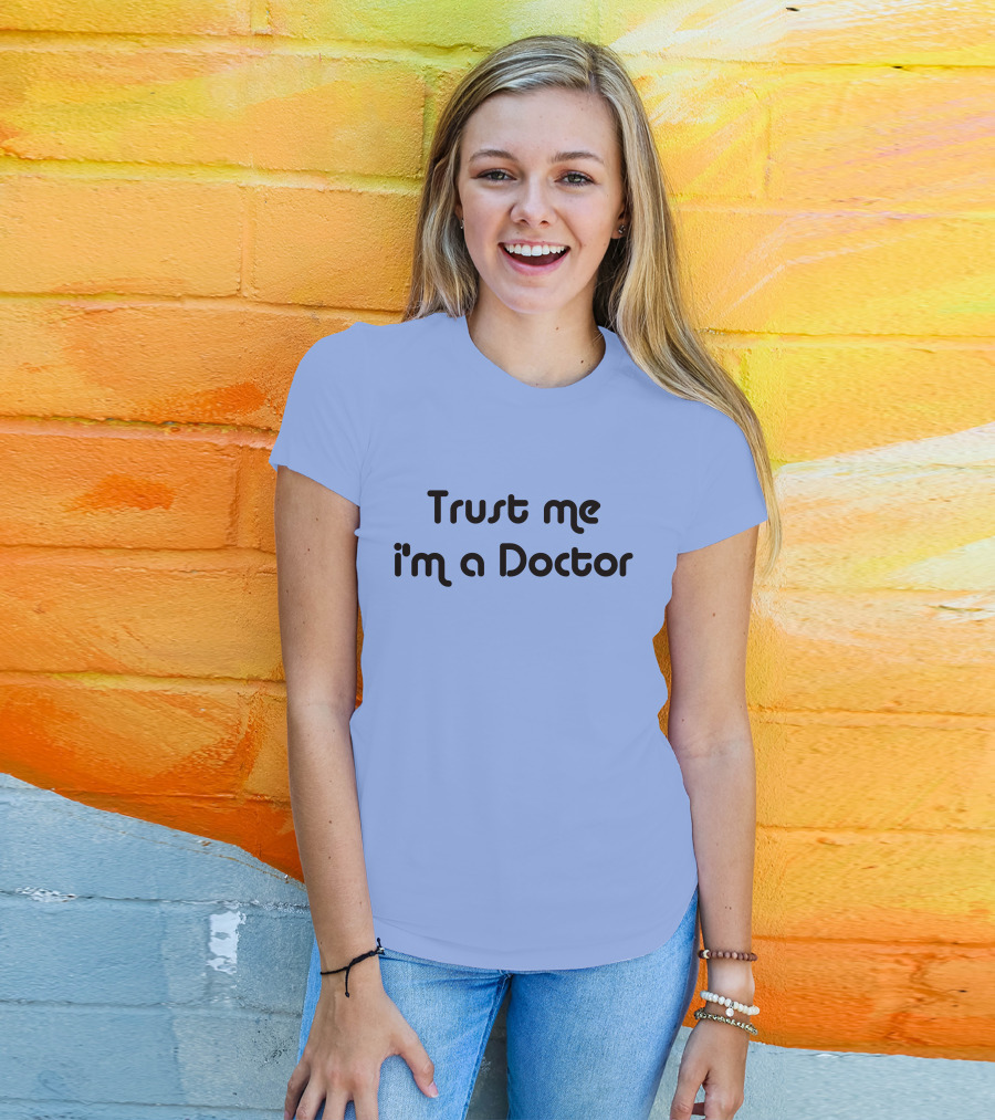 Trust Me I'm A Doctor Doctor Who David Tennant Violet T-Shirt