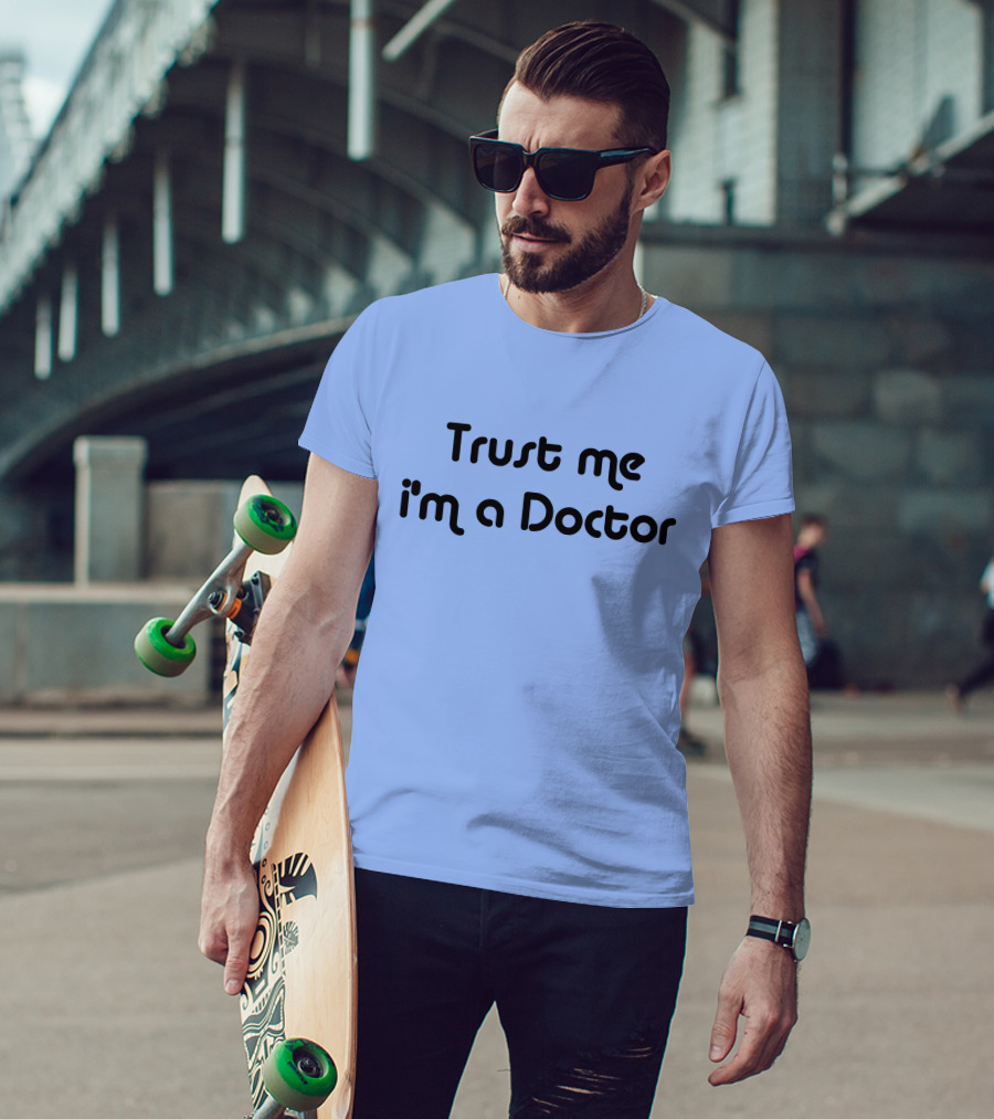 Trust Me I'm A Doctor Doctor Who David Tennant Violet T-Shirt