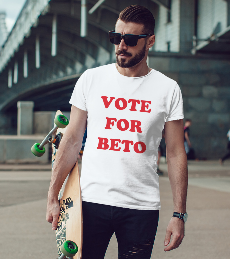 Vote For Beto O'Rourke Texas Ringer T-Shirt