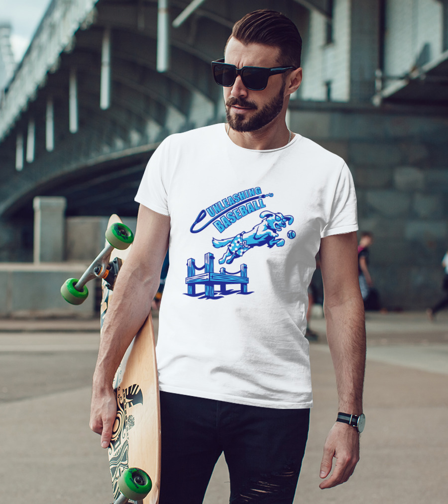 Unleashing Baseball Jay Matz Lake Country Dockhounds T-Shirt