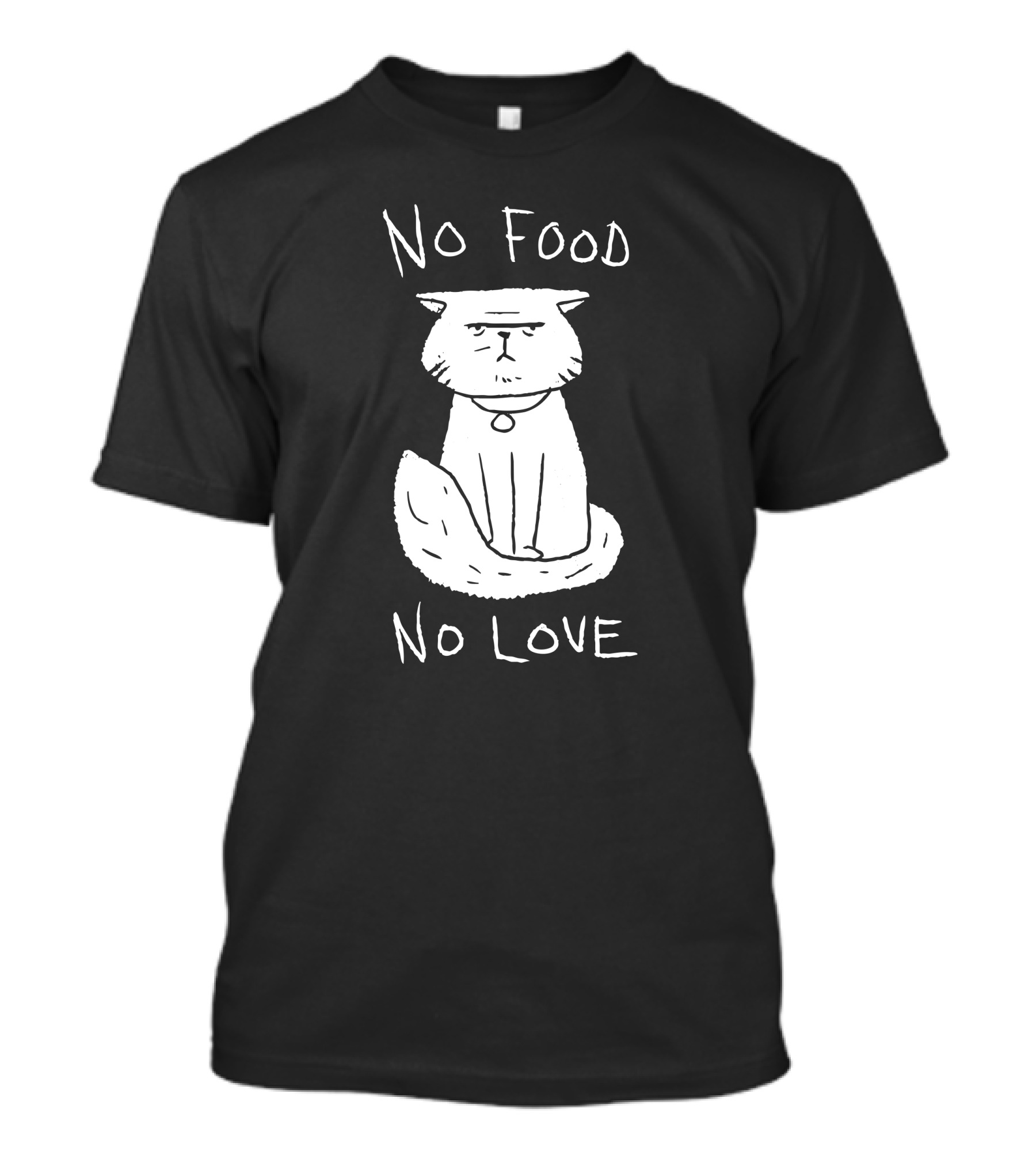 DeadByDayLightShop Meg's Cat No Food No Love T-Shirt