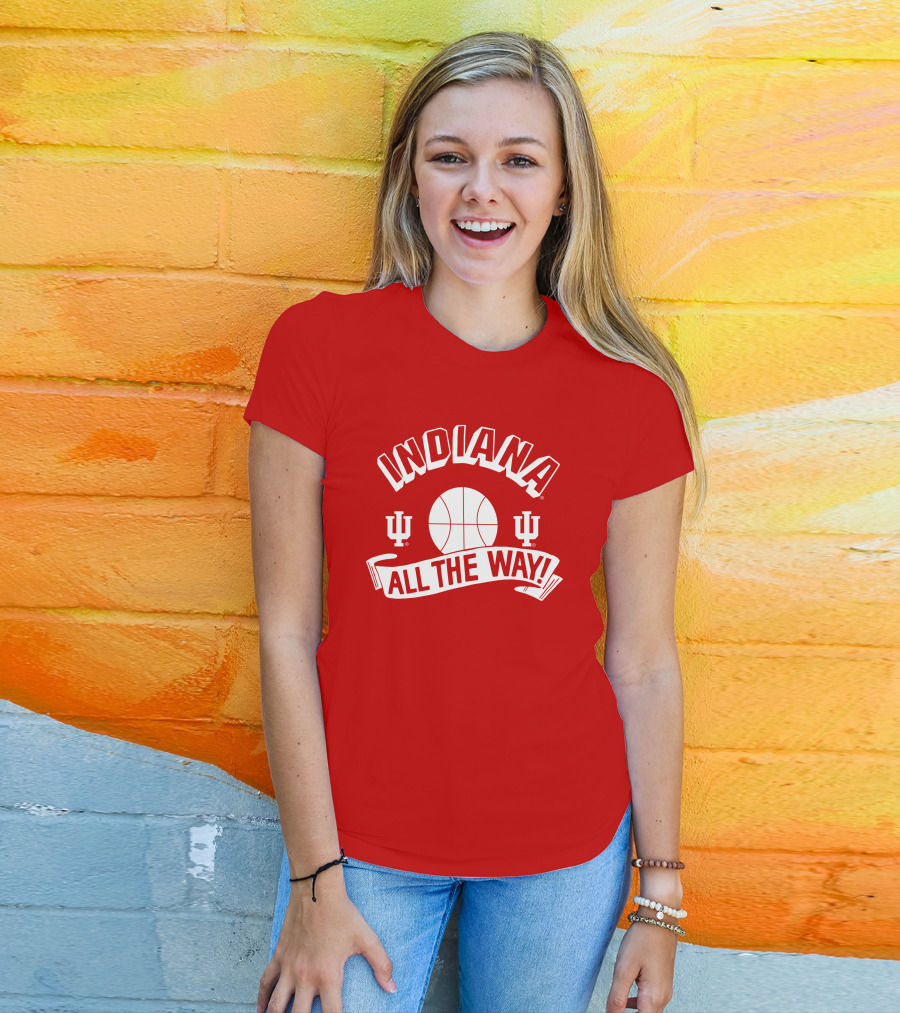 Indiana Hoosiers Basketball All The Way T-Shirt