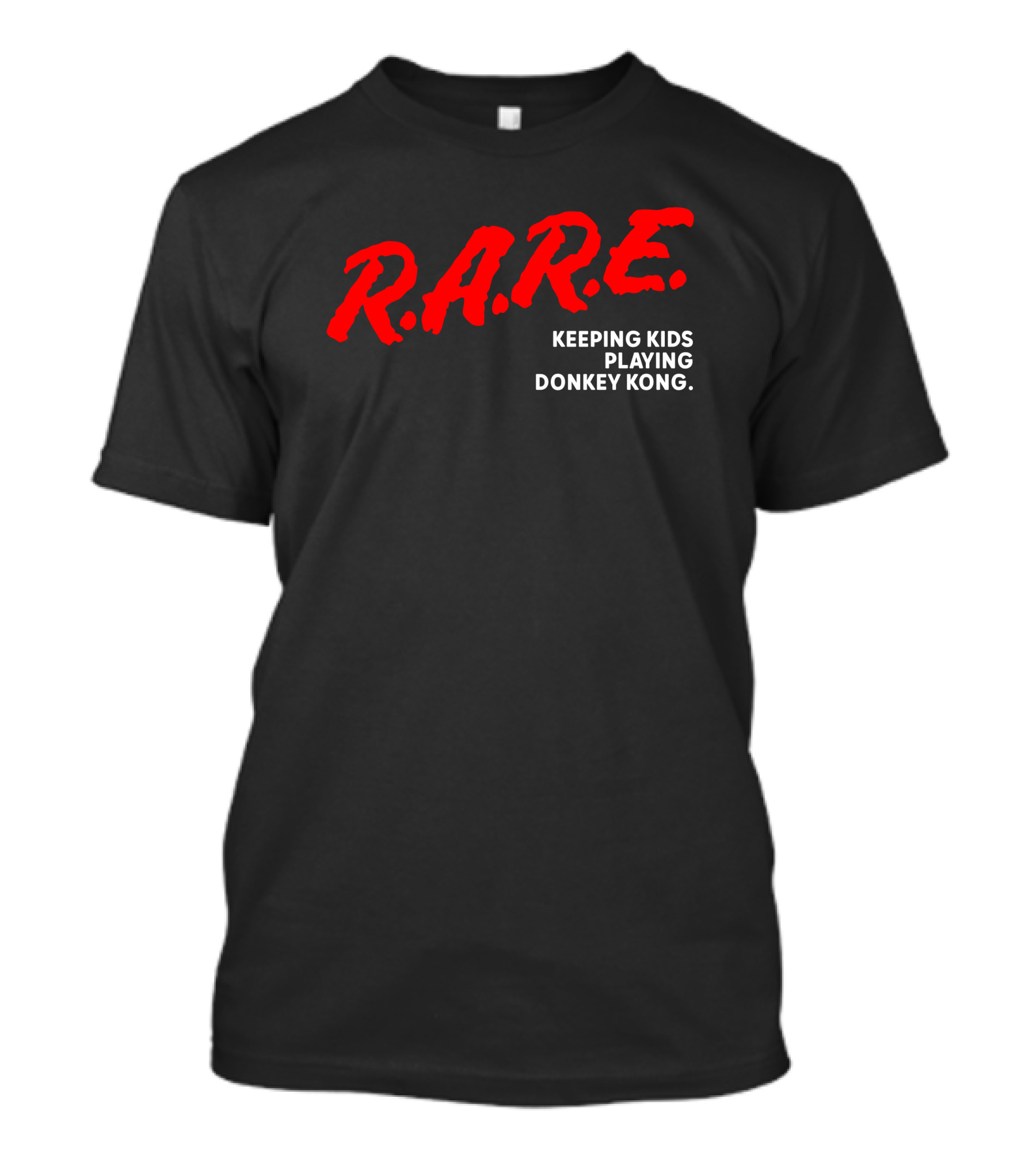 R.A.R.E. Keeping Kids Playing Donkey Kong T-Shirt