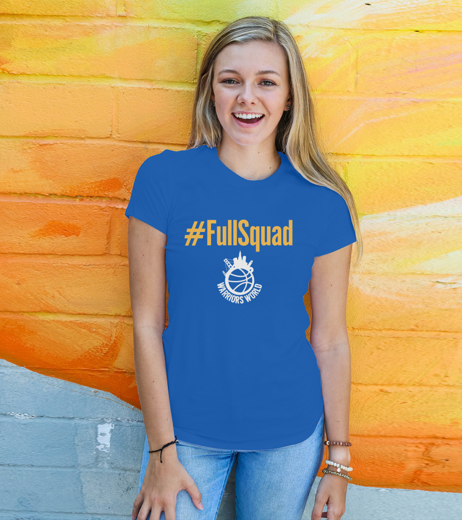 FullSquad Warriors World Basketball Skyline T-Shirt