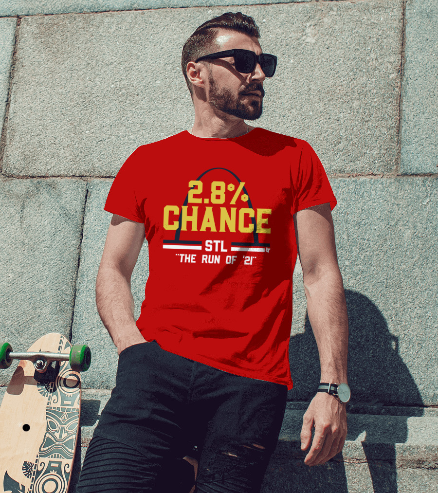 2.8% Chance STL The Run Of '21 T-Shirt