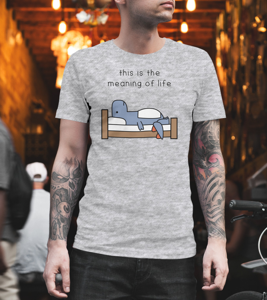 This Is the Meaning of Life Dinosaur Shop T-Shirt