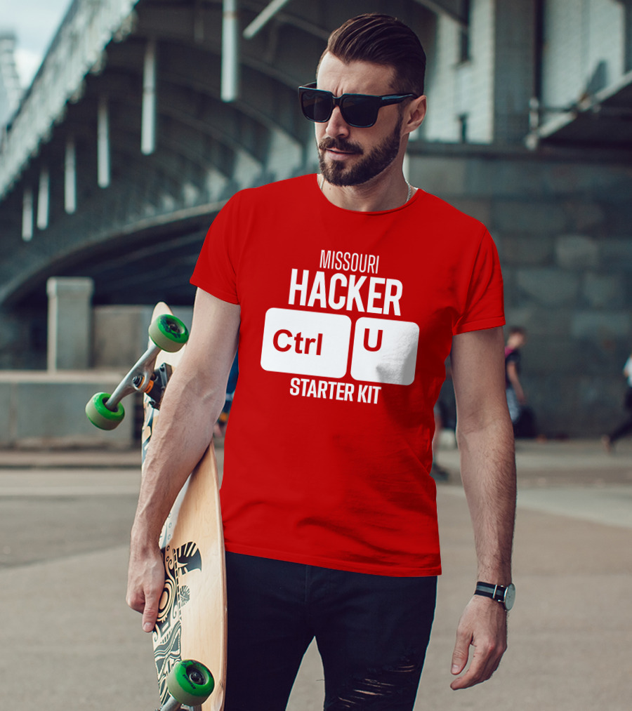 Missouri Hacker Ctrl U Starter Kit T-Shirt