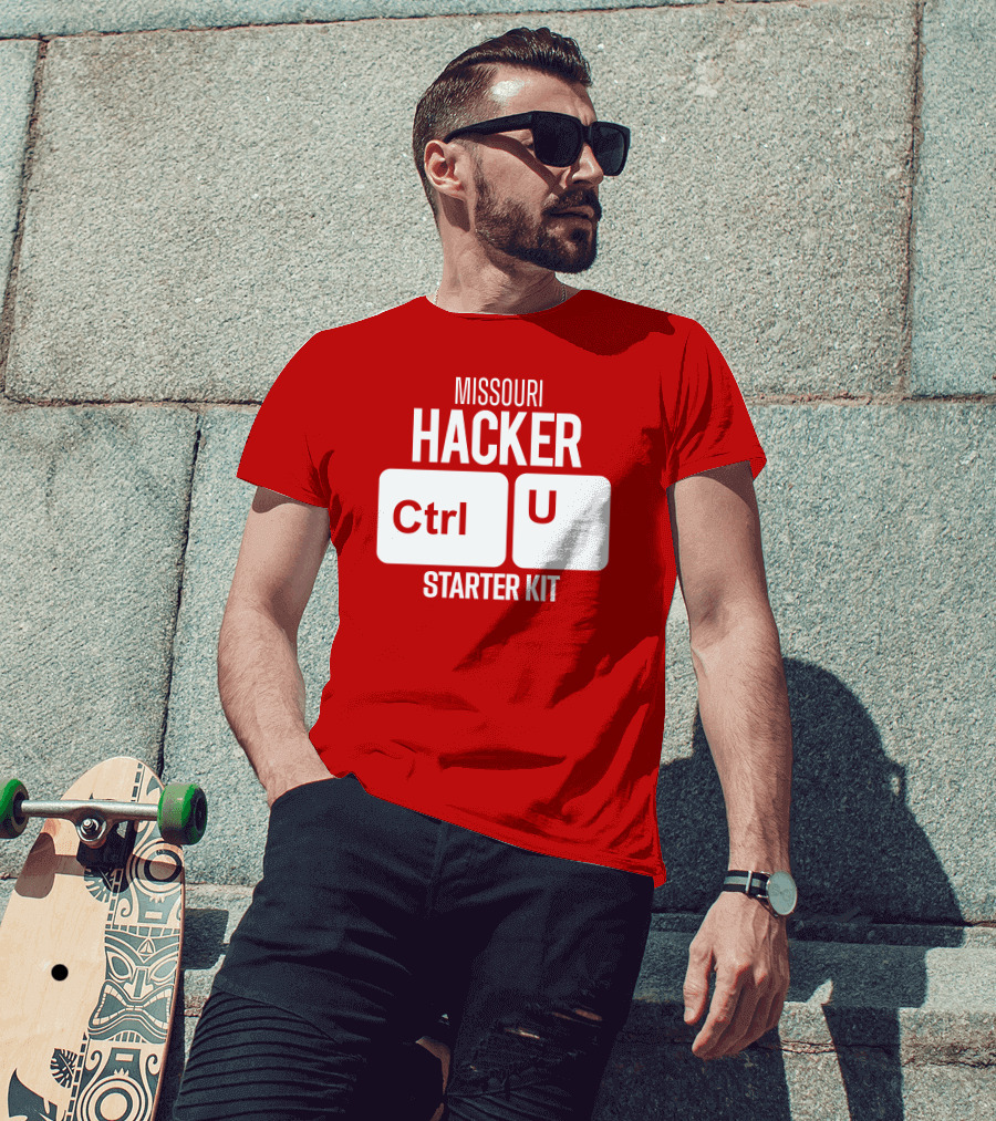 Missouri Hacker Ctrl U Starter Kit T-Shirt