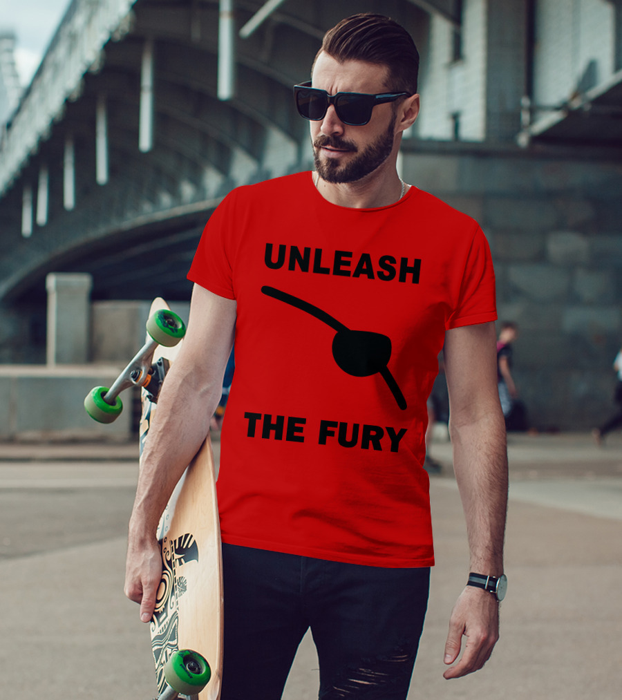 Unleash The Fury Eye Patch Symbol Samuel L Jackson T-Shirt
