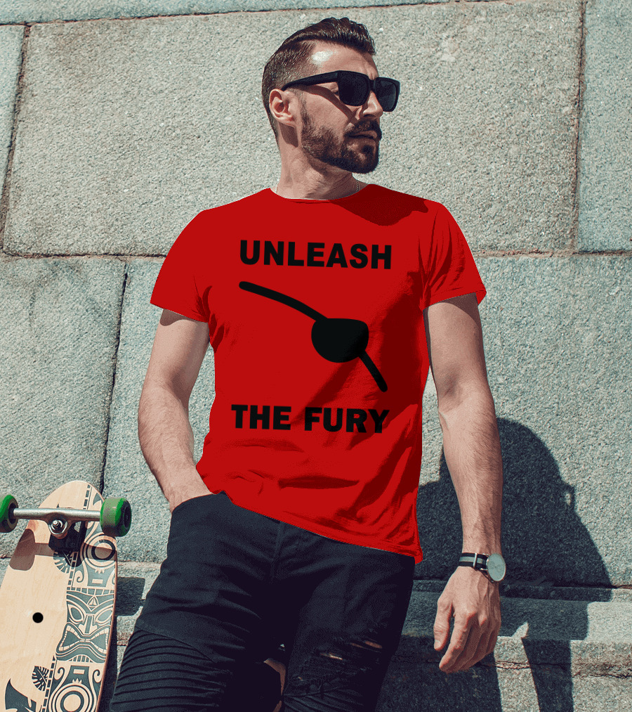 Unleash The Fury Eye Patch Symbol Samuel L Jackson T-Shirt
