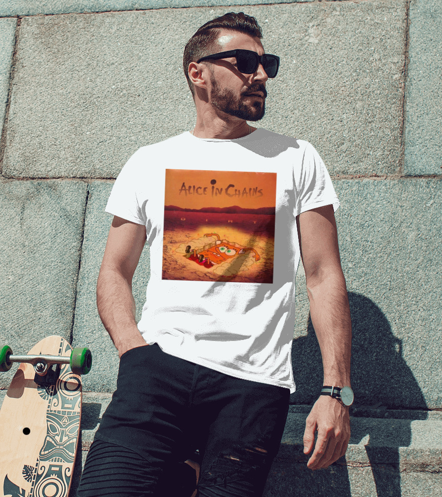 Alice In Chains Dirt Parody SpongeBob SquarePants Mocha Bigwanger12 T-Shirt