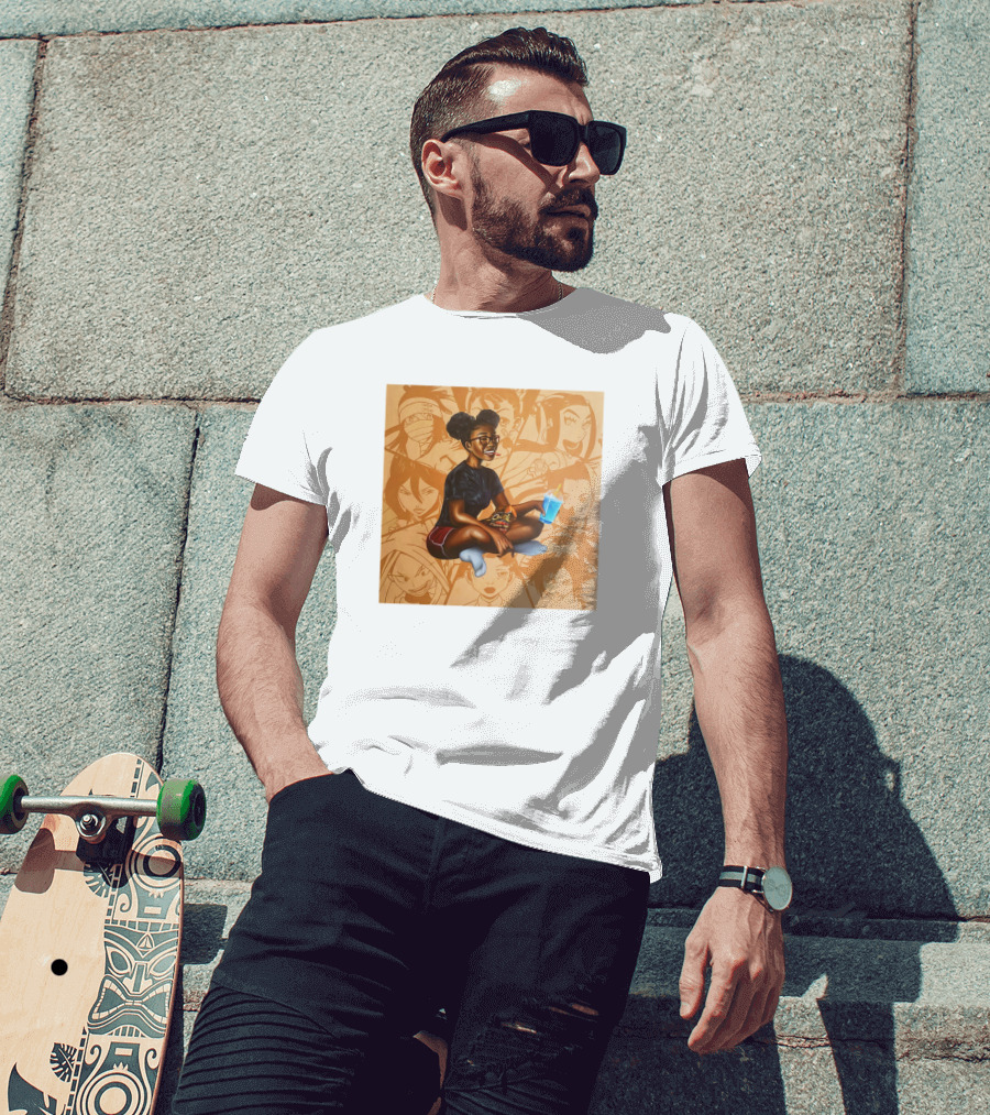Huey Dynamite Screen Time Fine Be Greedier Anime Character Juice Chips T-Shirt