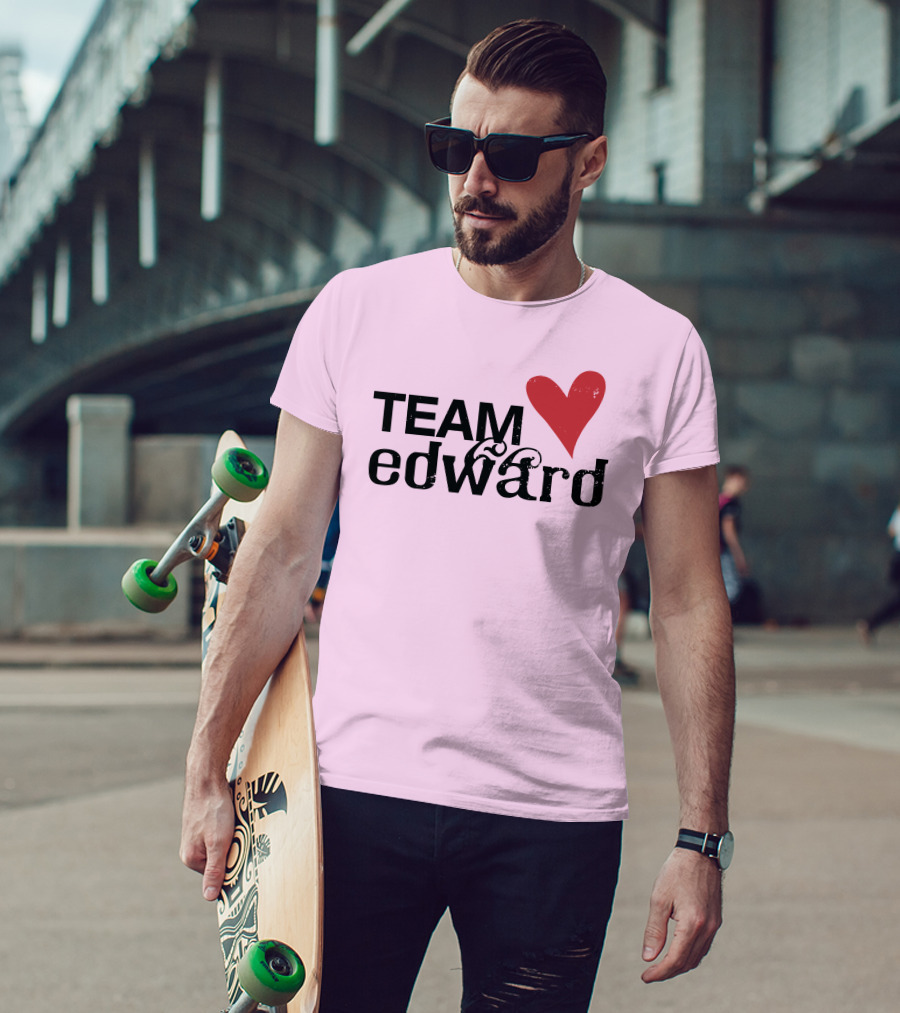 Team Edward Heart Taylor Lautner SNL T-Shirt